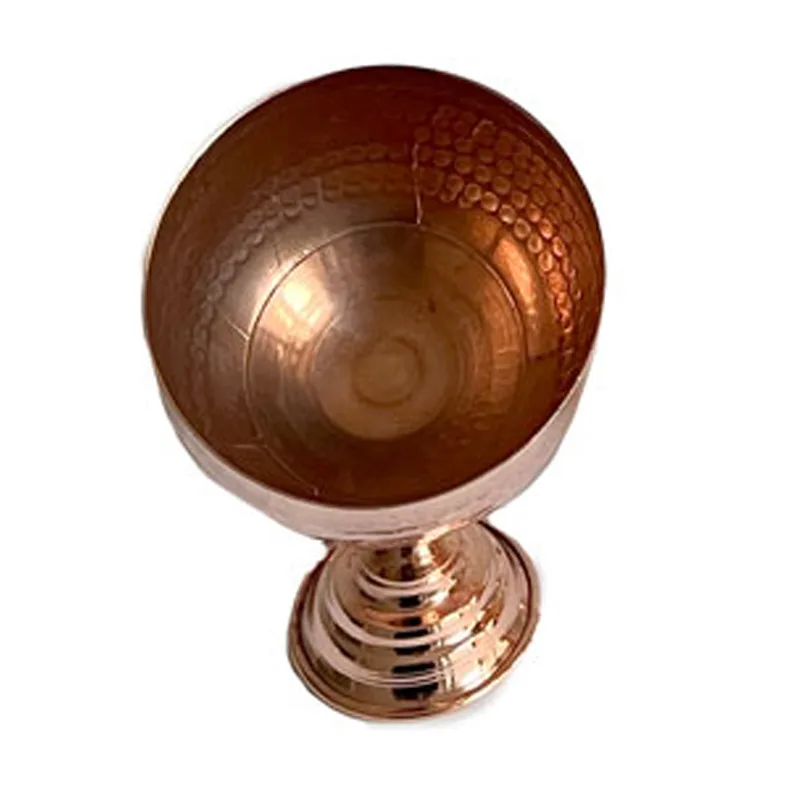 کاسه مسی مدل چکشی پایه دار کد ZH370.2