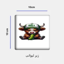 ست ماگ به همراه زیر لیوانی و پد ماوس مدل گوساله کد 211