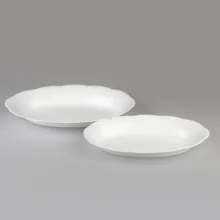 دینو مدل 001 دیس آرکوپال بسته 2 عددی، ابعاد 32×5×22 و 28×5×18 سانتی‌متر، وزن 540 و 490 گرم، قابل شستشو با دست و ماشین ظرفشویی