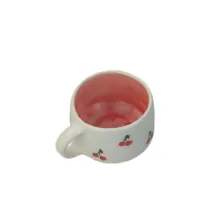 سرویس چای خوری سه پارچه یک نفره مدل گیلاس