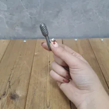 مته چوب ساب سردریلی مدل استوانه ای نوک گرد کد 04 سایز 50 میلی متر