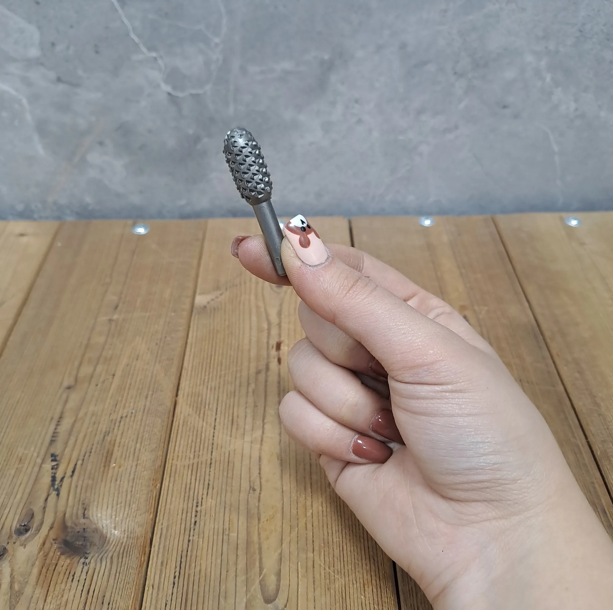 مته چوب ساب سردریلی مدل استوانه ای نوک گرد کد 04 سایز 50 میلی متر