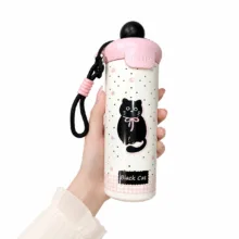 قمقمه کودک مدل Black Cat ظرفیت 600 میلی‌لیتر