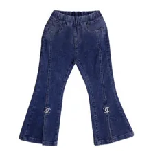 شلوار جین آزاد دخترانه مدل SH3007