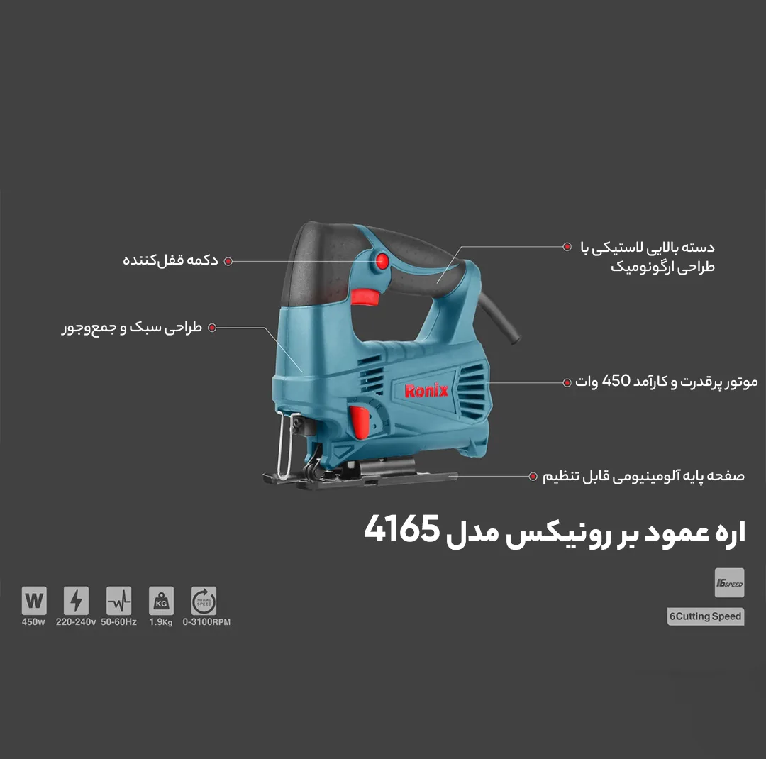 اره عمود بر رونیکس مدل 4165