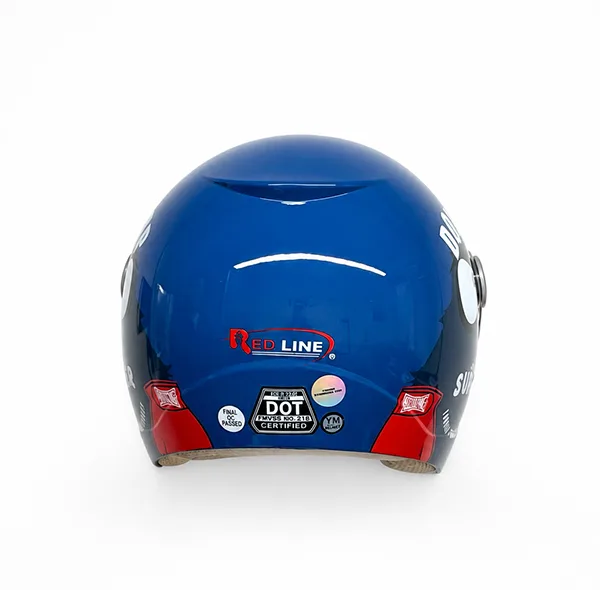 کلاه کاسکت ردلاین مدل BRIGHT BLUE / Boxer SIZE YM 908
