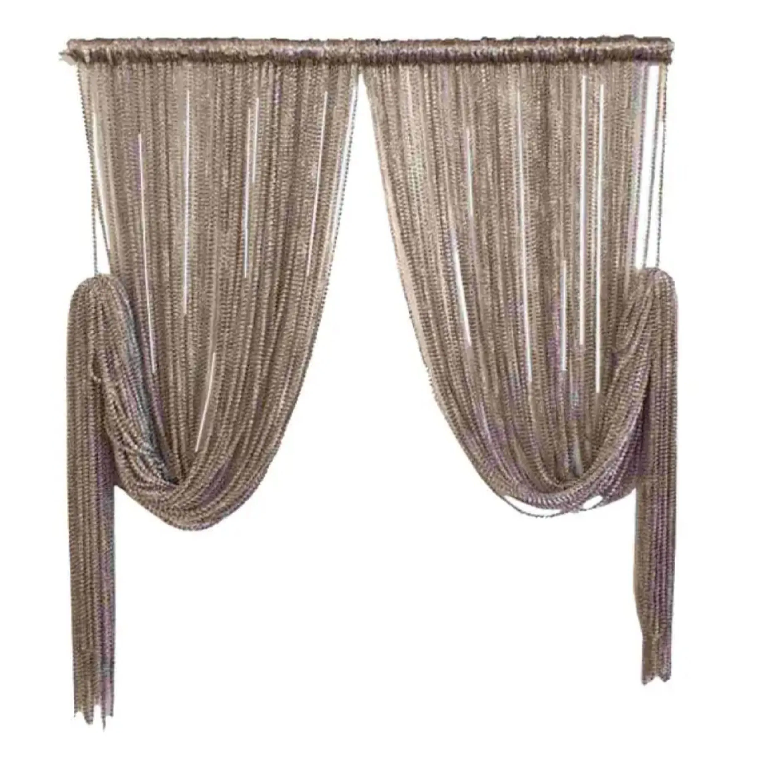 پرده مدل ریشه‌ای پیچک کد 100 سایز 100*200 سانتی متر