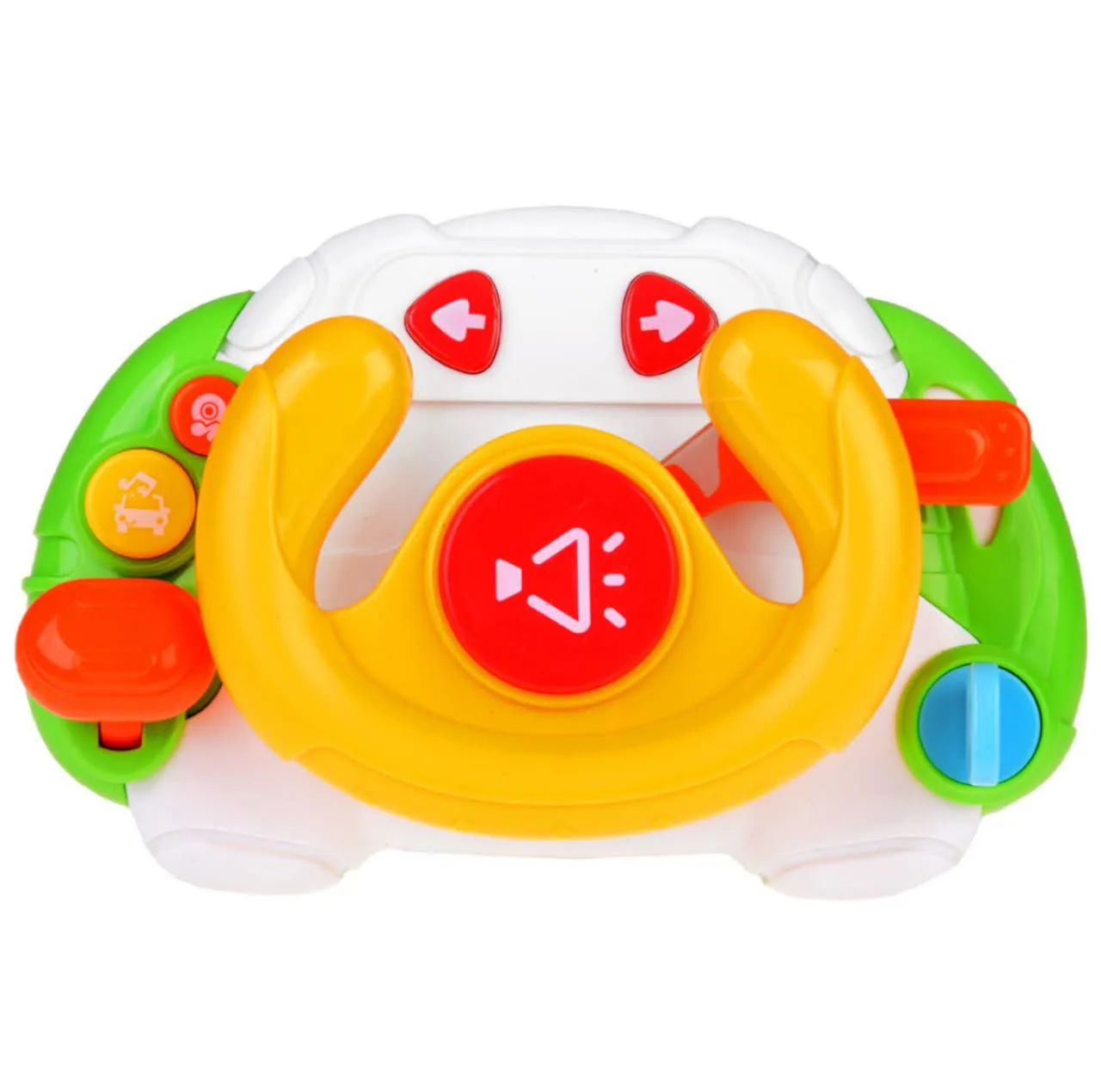 اسباب بازی ناب سل مدل فرمان موزیکال چراغدار بامزه کد BABY TOY STEERING WHEEL همراه با صدای استارت ماشین