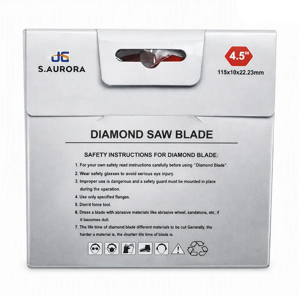 صفحه گرانیت بر آرورا مدل SEG4.5 سایز 115 میلیمتر بسته 5 عددی