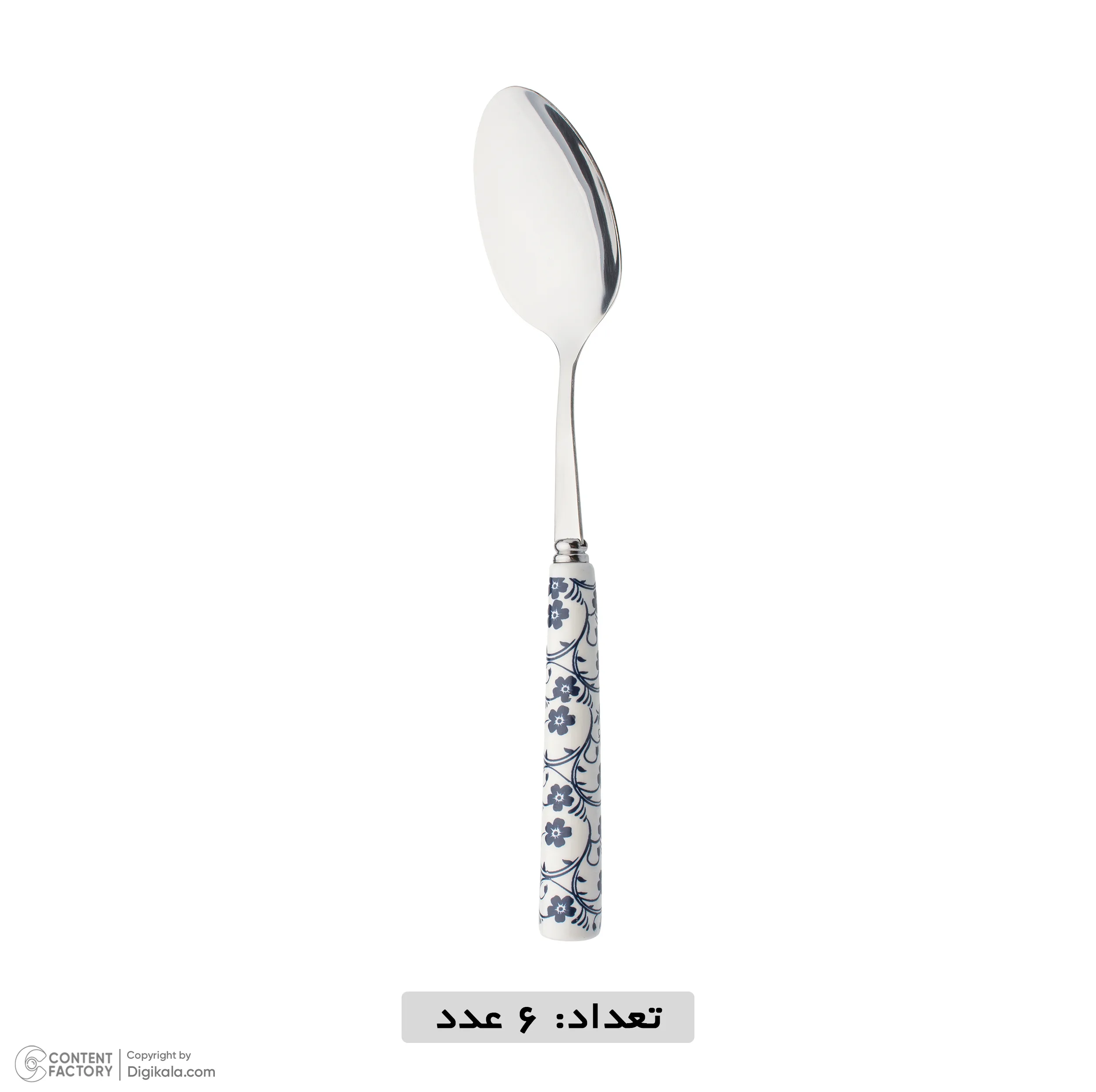 سرویس قاشق و چنگال 12 پارچه 6 نفره مدل 001