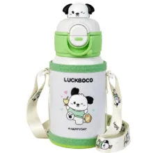 قمقمه کودک مدل دو حالته کیف دار LUCKBOCO گنجایش 0.5 لیتر