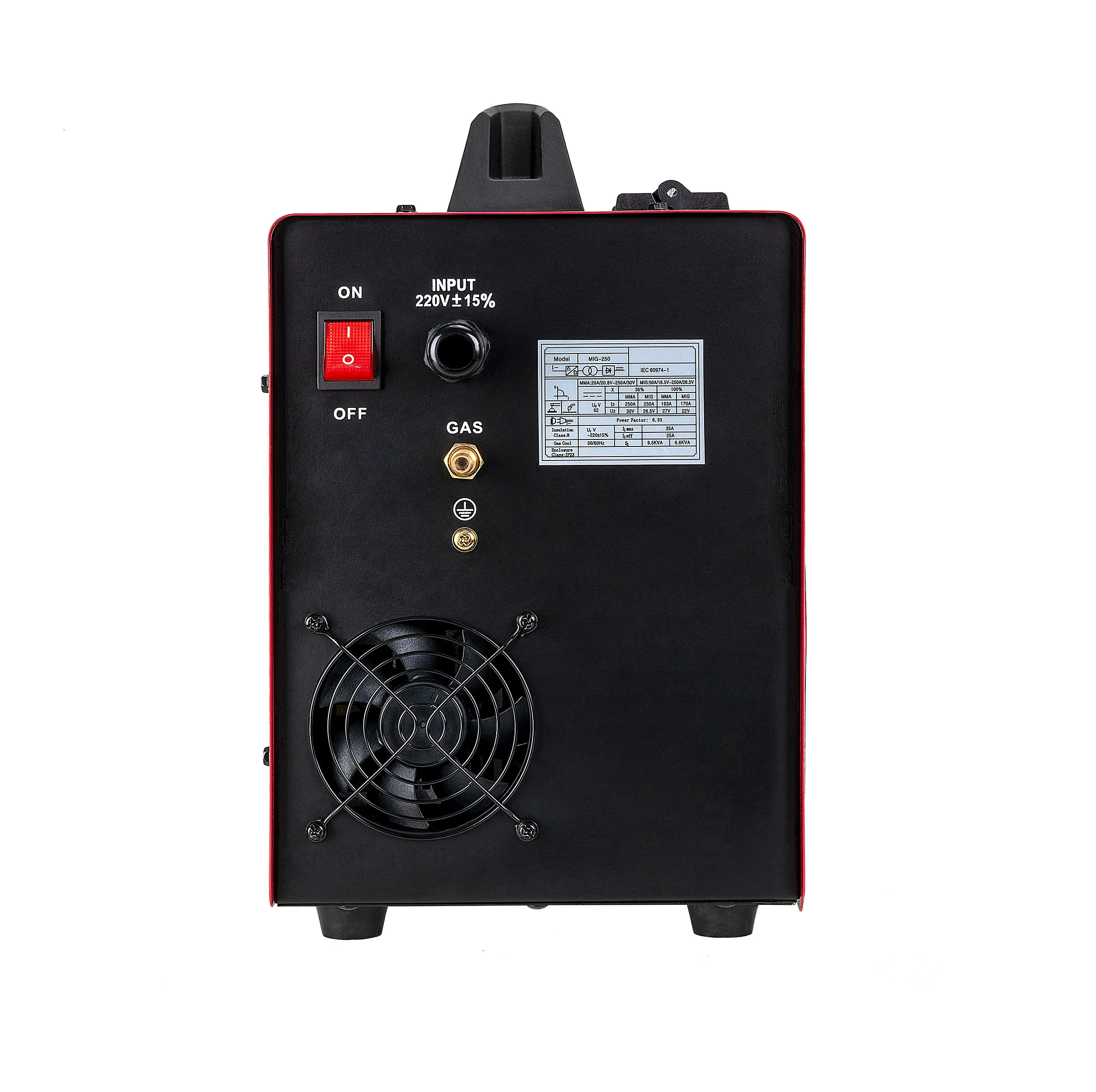 دستگاه جوش 250 آمپر تایگر تولز مدل 250MIG-TIG-MMA-TURBO-Co2