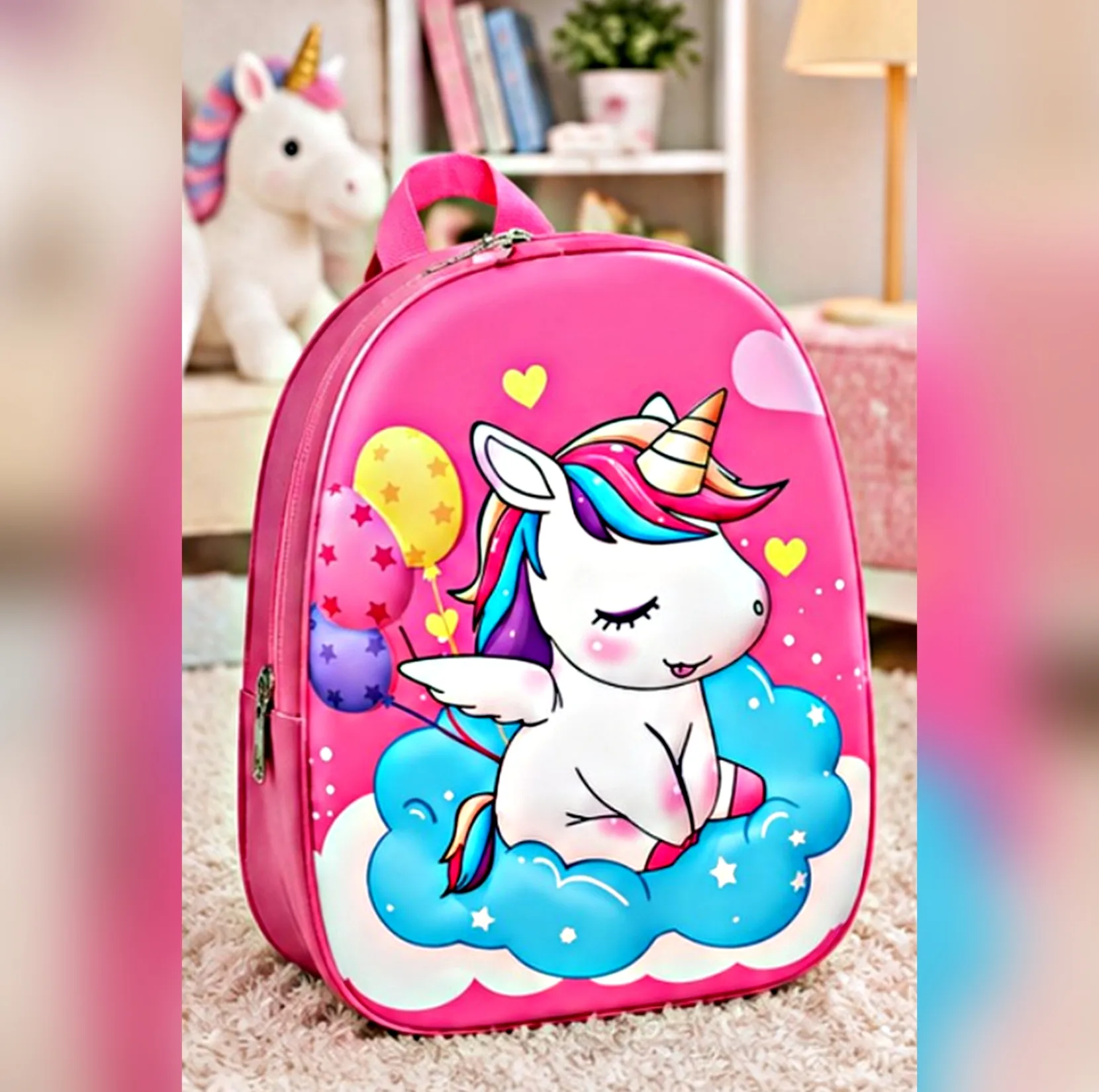 کوله پشتی کودک طرح یونیکورن مدل 2224