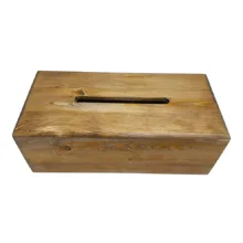 جعبه دستمال کاغذی مدل چوب روسی کد 06