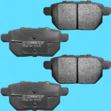 لنت ترمز عقب خودرو سرمنتکس مدل 002107 دو جفت مناسب برای گریت وال هاوال M4، جیلی GC6
