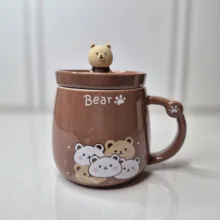 ماگ طرح خرسی و دوستاش مدل Cute Bear