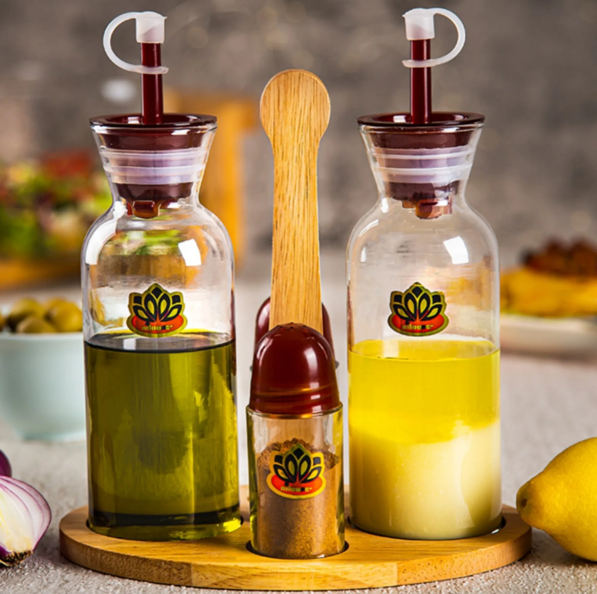 ست آبلیموخوری و نمکپاش 5 پارچه کد DH41