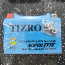باتری موتورسیکلت باتری 12 ولت 9 آمپر تیزرو مدل YTX9-BS GEL