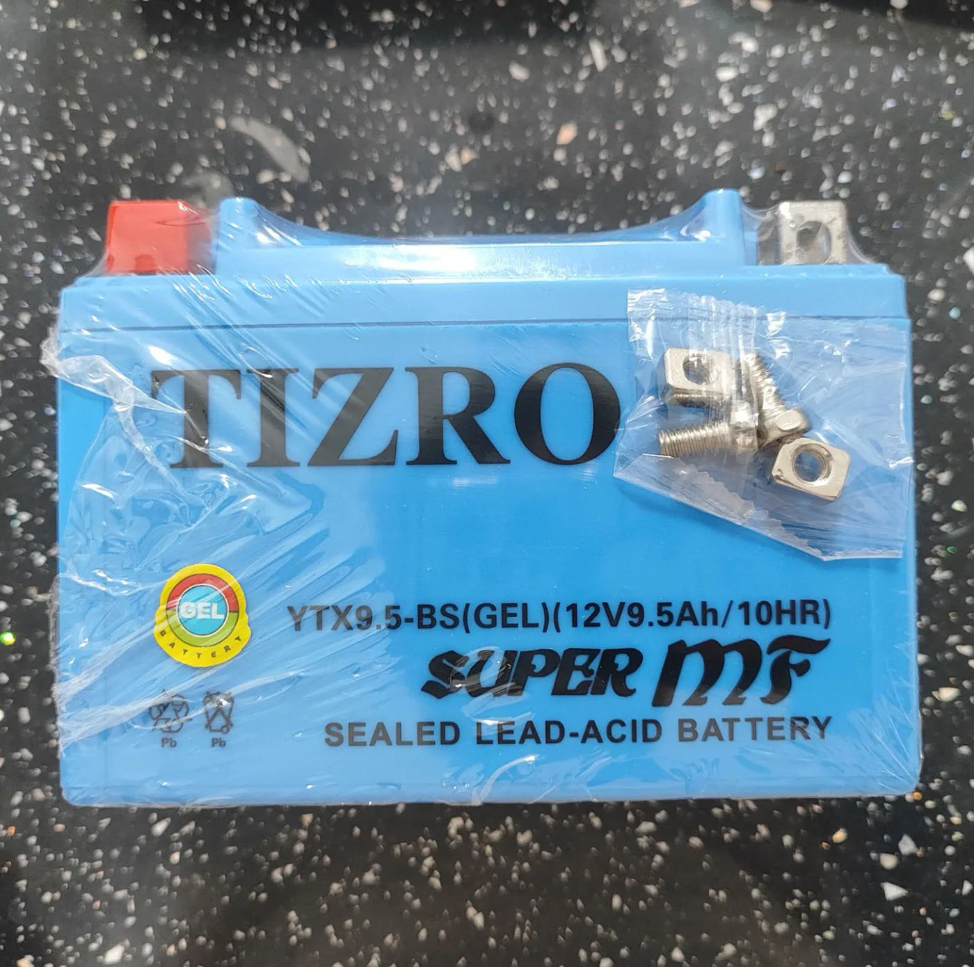 باتری موتورسیکلت باتری 12 ولت 9 آمپر تیزرو مدل YTX9-BS GEL