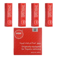 شمع خودرو ان جی کی مدل LFR6C-11 91823 پایه بلند تک پلاتین مناسب برای پژو پارس TU5 بسته ۴ عددی