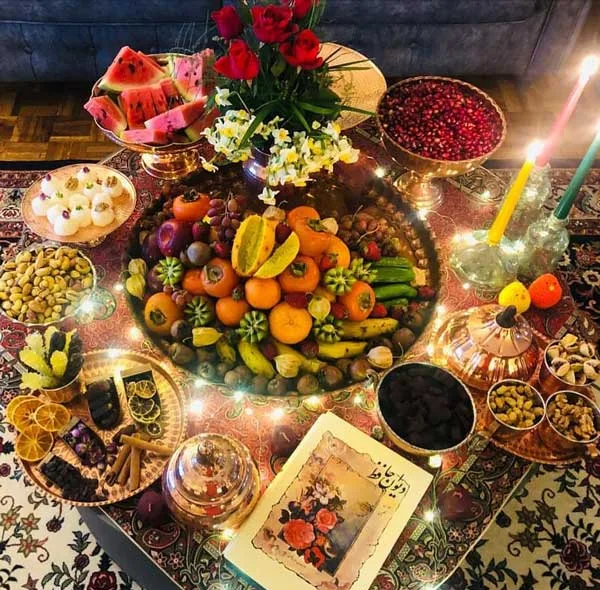 قندان مسی طرح انار کد ZH05.2