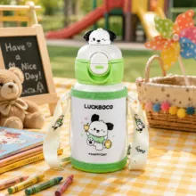 قمقمه کودک مدل دو حالته کیف دار LUCKBOCO گنجایش 0.5 لیتر