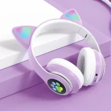 هدفون بلوتوثی طرح گربه ای مدل kt-46