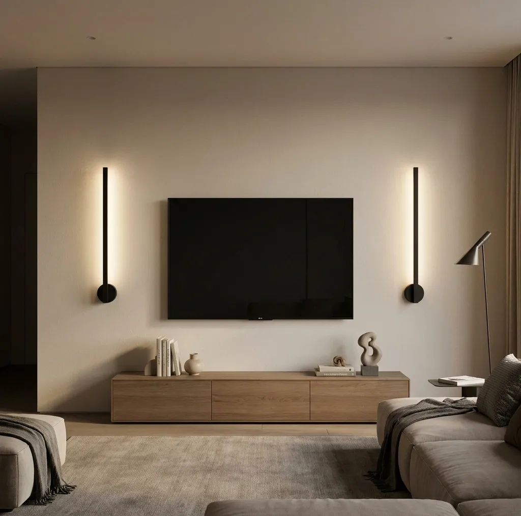 دیوار کوب مدل شمشیری کد E80