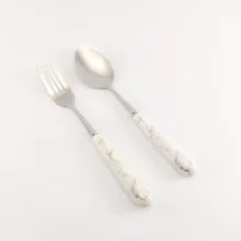 سرویس قاشق و چنگال 12 پارچه مدل ماربل