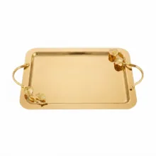 سینی دسته دار مدل 34868 سایز 42×26 سانتی‌متر