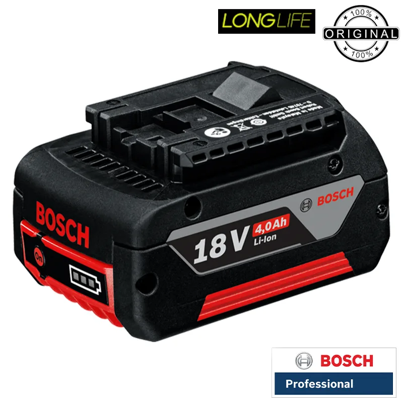باتری لیتیومی 18 ولت 4 آمپر ساعت بوش مدل PRO 18V - 40 Ah