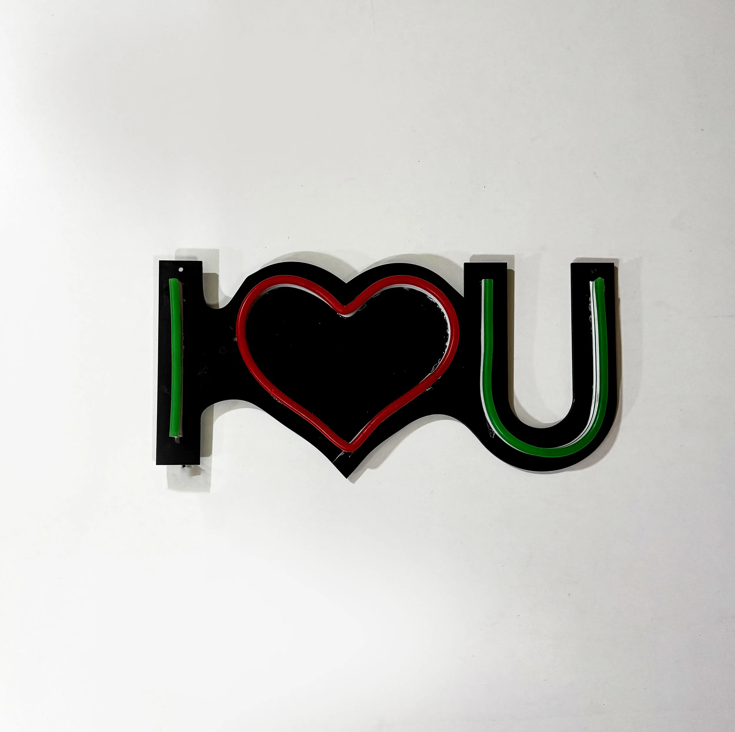چراغ نئونی مدل i love u