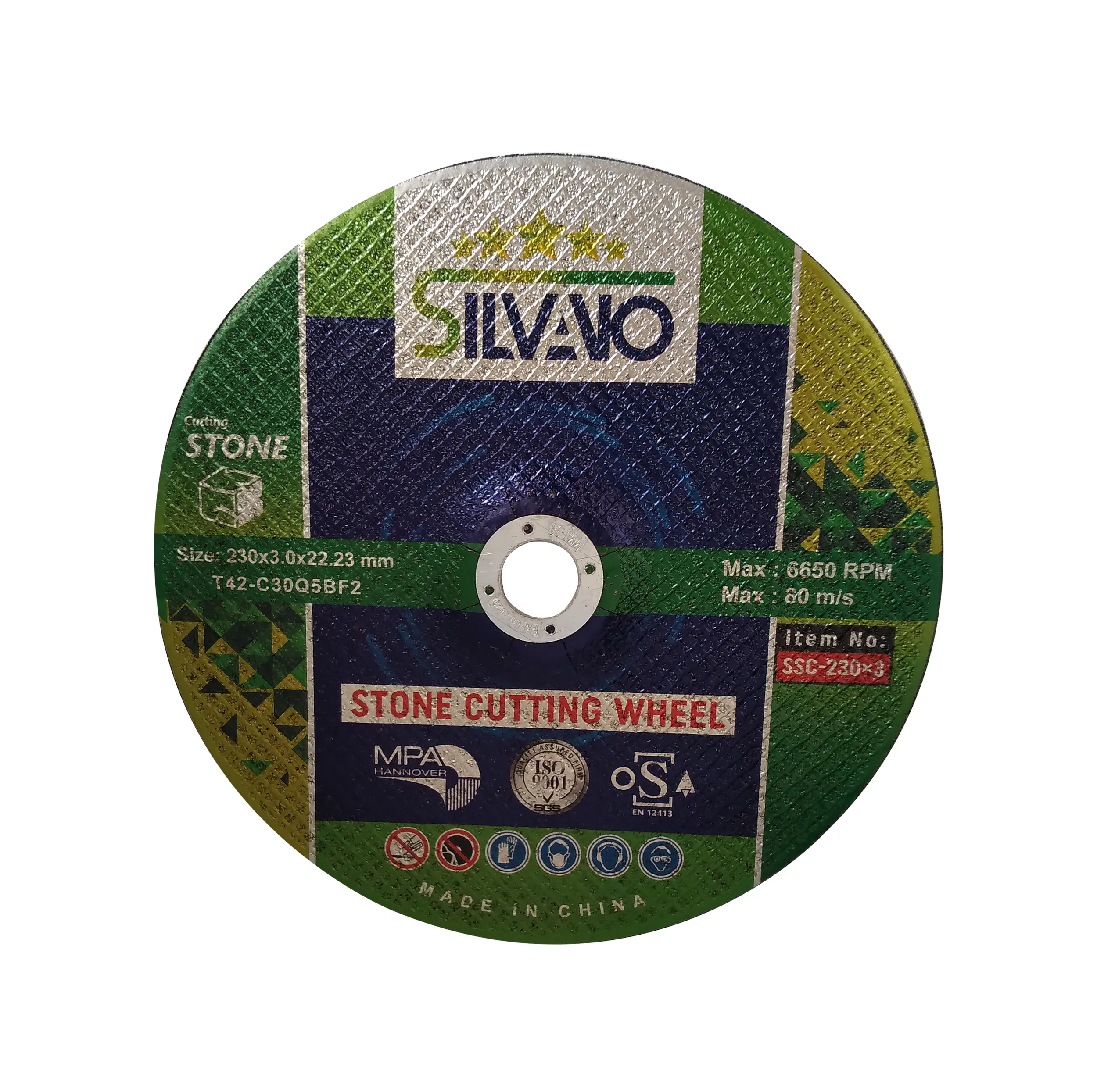 صفحه سنگ بری سیلوانو مدل 115x3 مجموعه 3 عددی