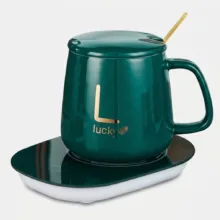 ماگ لاکی مدل Warmer Cup به همراه صفحه گرم کن برقی