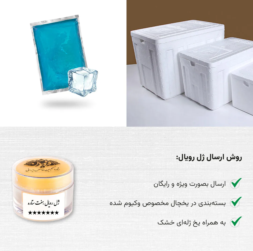 ژل رویال فروردین - 15 گرم