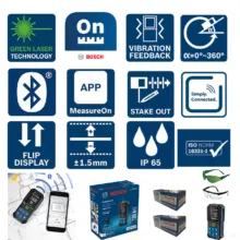 متر لیزری بوش مدل GLM 50-27 CG Professional