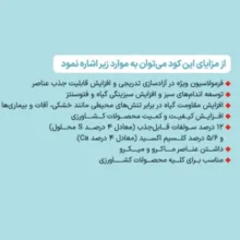 کود کامل گرانول مدل 10-10-10 NPK سایتال وزن 25 کیلوگرم