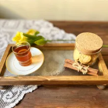 سینی بدون دسته مدل آوازه سایز 31×15 سانتی متر