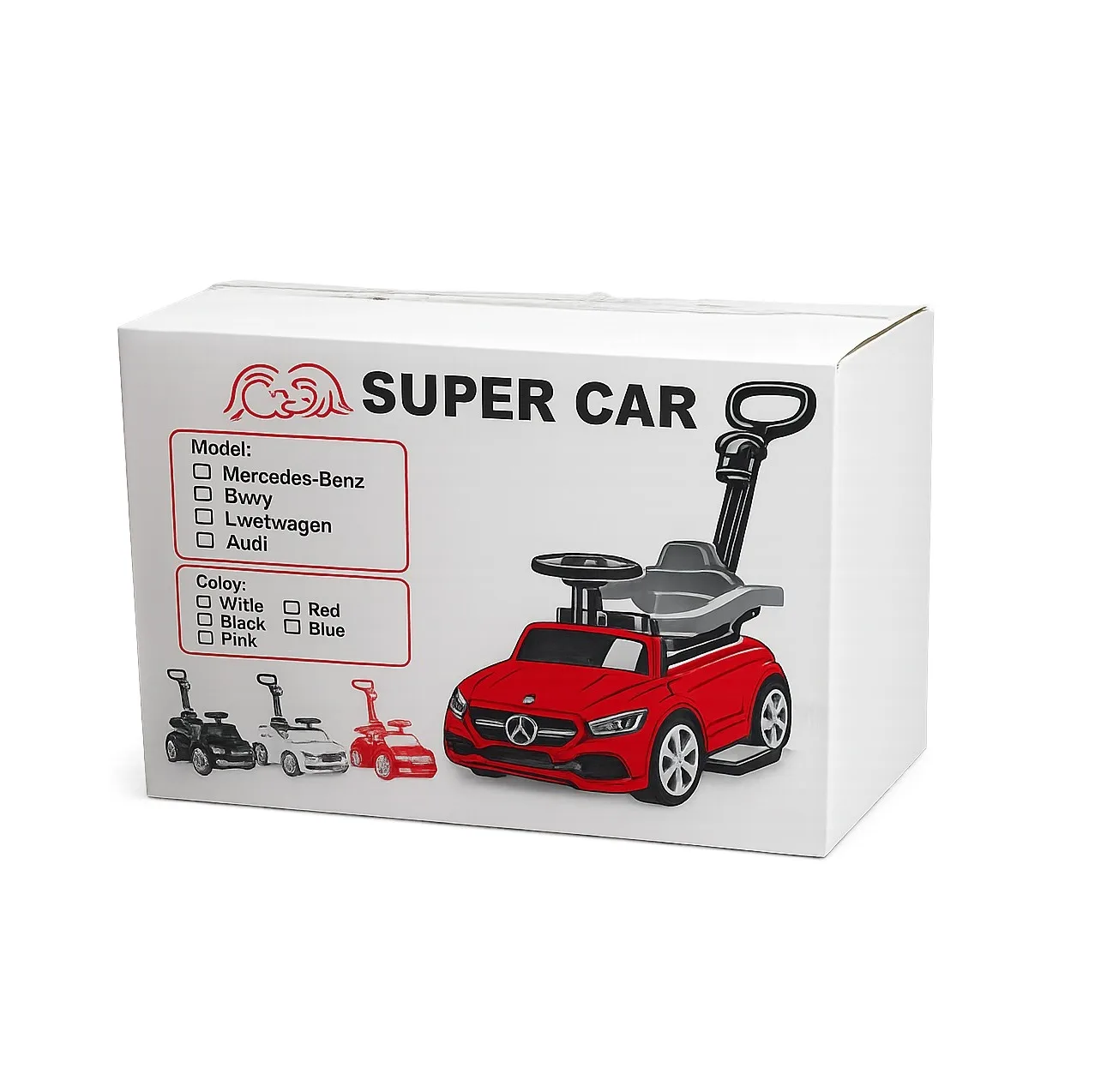 ماشین چهارچرخ کودک مدل BMW سوپر کار