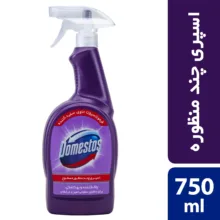 اسپری چندمنظوره سطوح دامستوس مدل Purple حجم 750 میلی‌لیتر