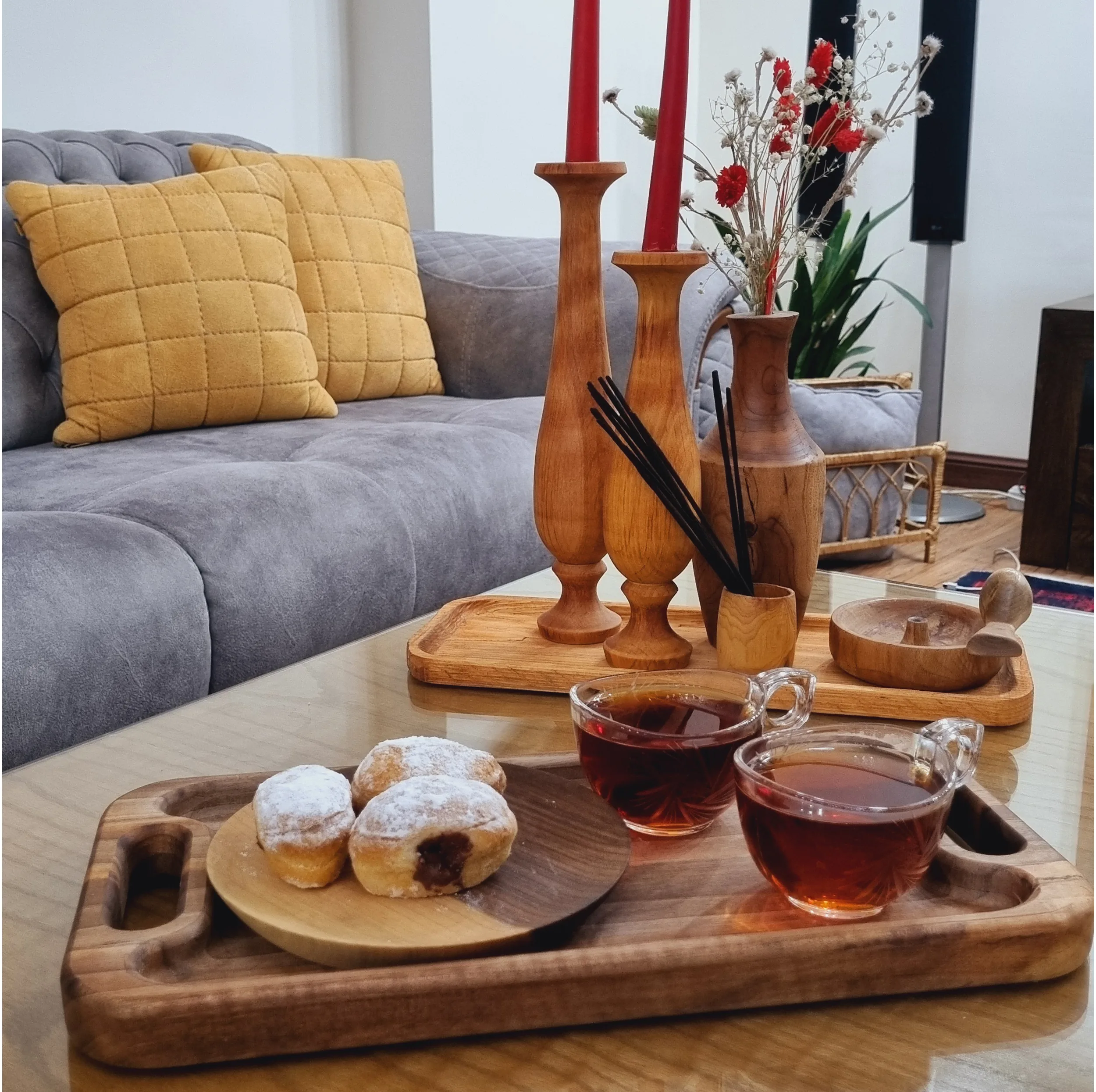 سینی مدل چوبی کد 98-04