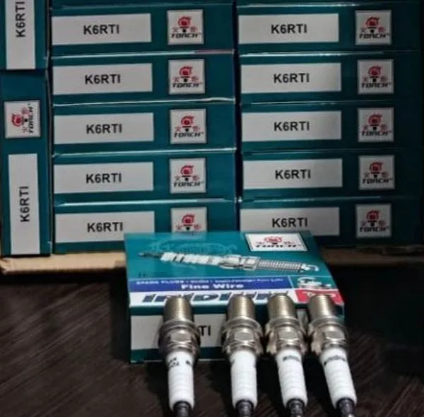 شمع خودرو تورچ مدل K6RTI پایه کوتاه سوزنی ایریدیوم بسته 4 عددی