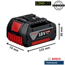 باتری لیتیومی 18 ولت 4 آمپر ساعت بوش مدل PRO 18V - 40 Ah