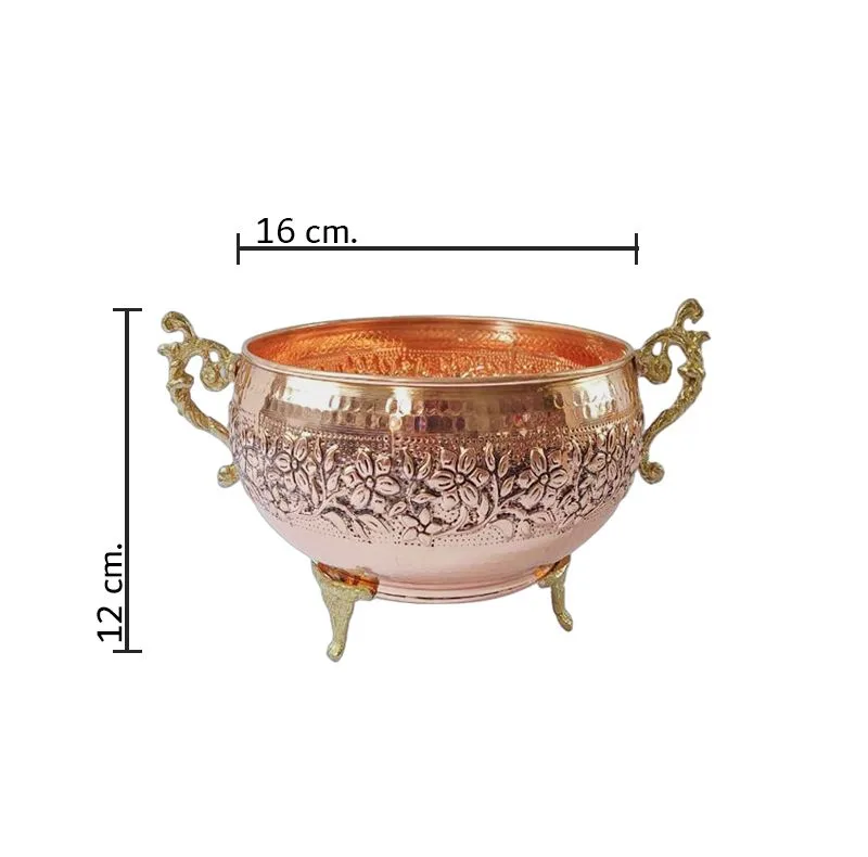 شکلات خوری مسی مدل اطلس کد ZH434.1