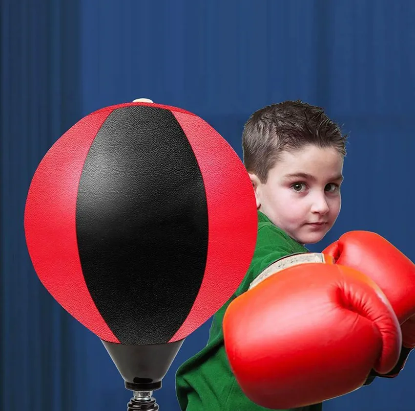 اسباب بازی مدل کیسه بوکس رومیزی طرح table boxing مجموعه 4 عددی کد 518-1A