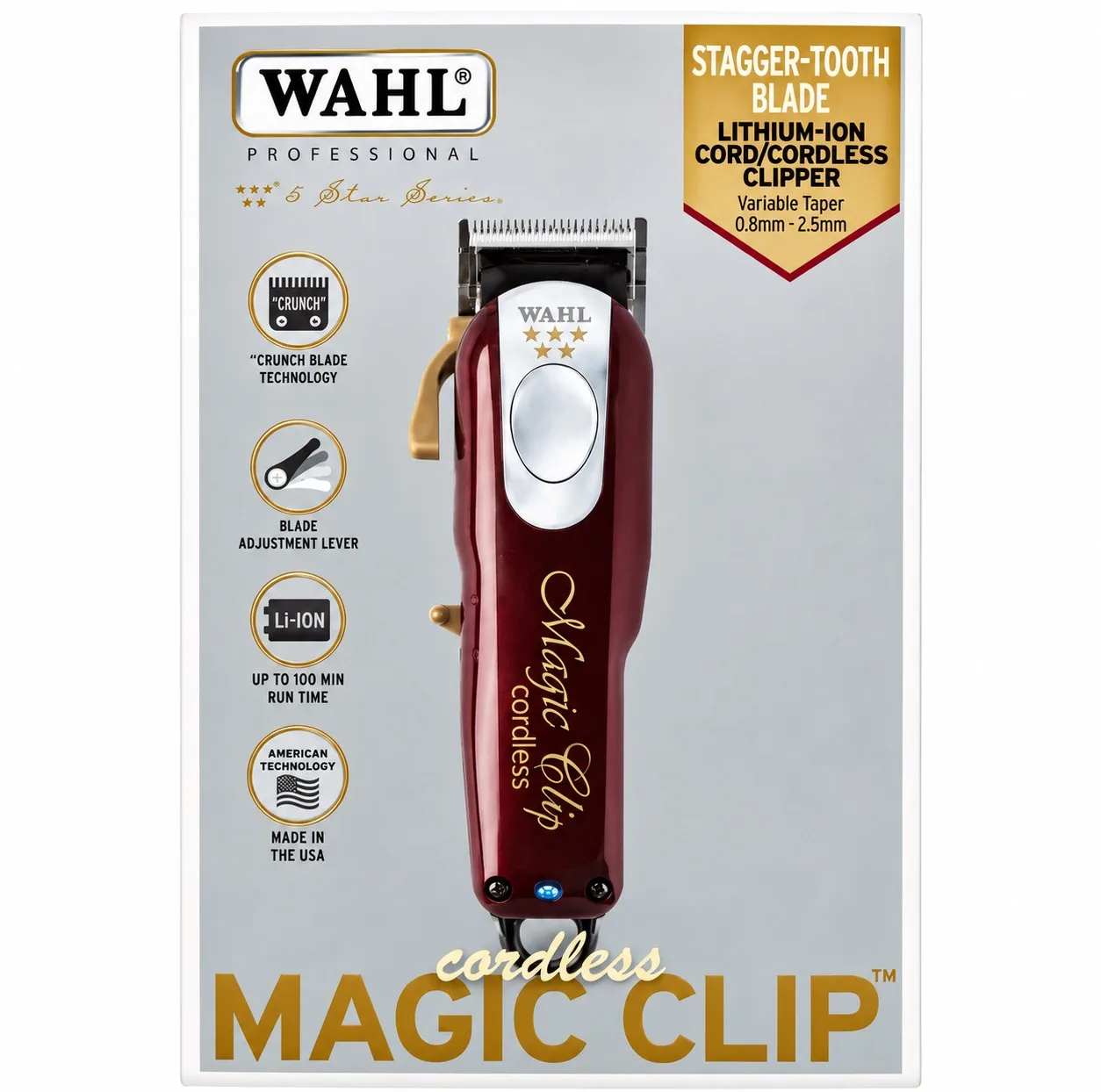 ماشین اصلاح موی سر و صورت شارژی وال پروفشنال مدل 08148-326