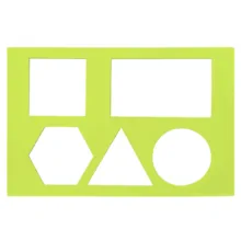 شابلون مدل اشکال هندسی کد Stencil-Math