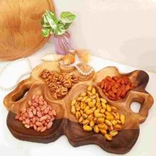 سینی مدل چوبی کد 04