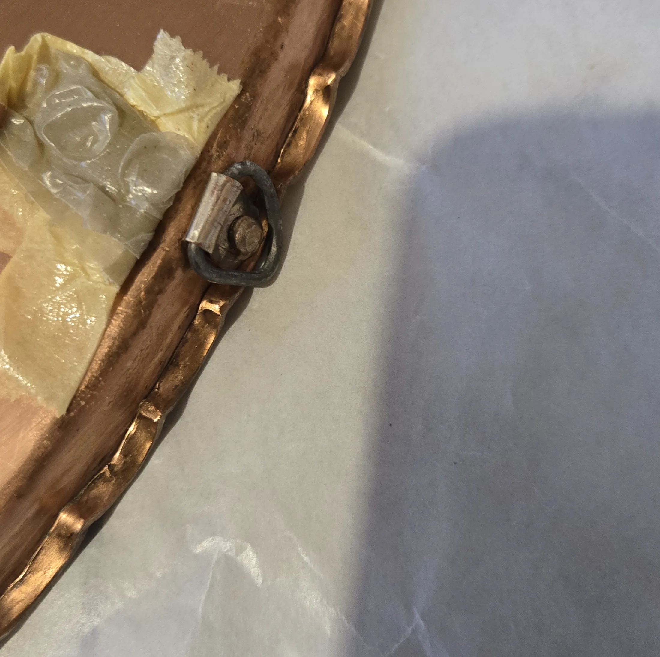 سینی میناکاری مدل لب کنگره ای کد 0193
