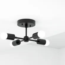 چراغ سقفی چهار شعله مدل مدرن کد S12